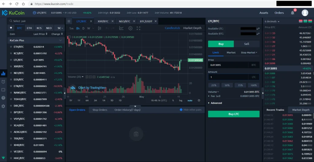 منصة كوكوين kucoin